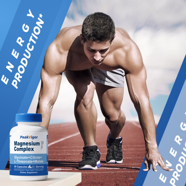 Magnesium Complex Capsules | 5-in-1 Formula | Dietary Supplement | 60 Capsules Per Bottle (30 Servings) | Vegan, Non-GMO - 图片 9